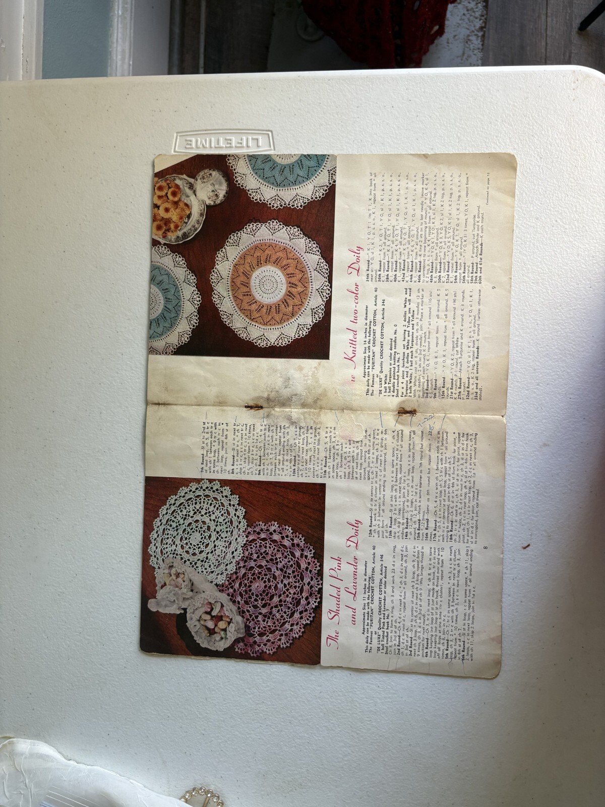 Star Doily Book No. 104 American Thread Company 1953 Leaflet 15 Pages Crochet Item image 3