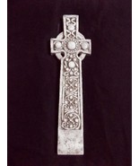 Small Celtic Cross 2 Wall Hanging Gothic Black Plaque Renaissance Medieval  - $15.07 CAD