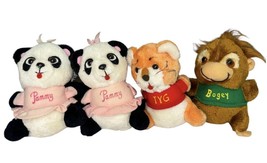 Shirt Tales 1981 Hallmark Card Vintage Plush Bundle Of 4 Collectibles - $18.00