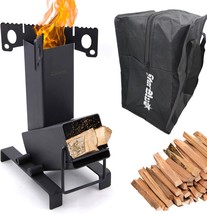 Collapsible Rocket Stove By Starblue With Free Carrying Bag - A, Fishing - £71.73 GBP