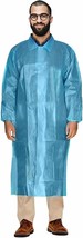 Polypropylene Lab Coats 10ct Adult X-Large Blue Robes /w Long Sleeves - £20.88 GBP