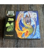 500 Piece Jigsaw Puzzle Fire Dragon Glows In The Dark Vintage 2003 By Me... - £7.43 GBP