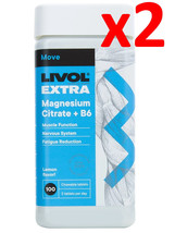 Magnesium Citrate + B6 Chewable tablets N200 Premium Quality LIVOL EXTRA... - $28.46