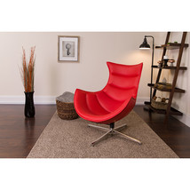 Red Leather Cocoon Chair ZB-34-GG - £450.79 GBP