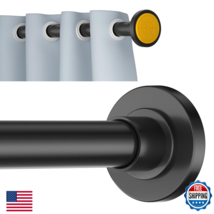 Ycinadou Black Shower Curtain Rod Tension 30 To 92 Inch1 Inch Diameter - $31.85