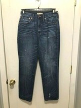 NWT Madewell Classic Straight Jeans in Croston Wash Women&#39;s SZ 28 Retail... - $55.43