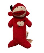 Sock Monkey Plush Red With White Heart on Front 7.5” - $180.58 MXN
