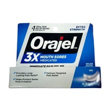 Orajel 3X Mouth Sores - Medicated, Immediate Relief, Extra Strength Gel ... - £3.99 GBP