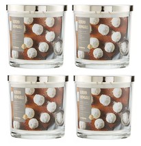 Sonoma Almond Snowballs Scented Candle 14 oz- Almond Peppermint Cookies Lot of 4 - $94.50