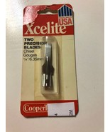 4 pack xnb2 Xcelite two precision blades chisel gouges 1/4 inch  - $13.63 CAD