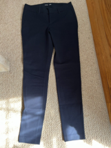 Old Navy Pixie Women&#39;s Size 4 Navy Blue High Rise Ankle Skinny Leg Chino Pants - £7.20 GBP