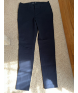 Old Navy Pixie Women&#39;s Size 4 Navy Blue High Rise Ankle Skinny Leg Chino... - £7.04 GBP