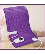Extra Large Heating Pad 24&quot;x12&quot; | Electric Fast Heat | 6 Levels | Auto S... - $363.64 MXN+