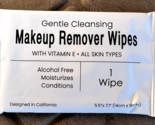 Case of 500 Cleansing Makeup Remover Wipes, Alcohol Free, Hotel &amp; Travel... - $64.34