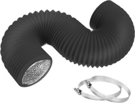 TEAIERXY 4 Inch 8 Feet Dryer Vent Hose,Flexible Insulated Air Ducting,Ve... - £11.05 GBP