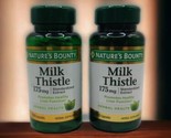 2x Natures Bounty Milk Thistle 175mg Healthy Liver Function 100 Caps Ea ... - £19.57 GBP