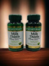 2x Natures Bounty Milk Thistle 175mg Healthy Liver Function 100 Caps Ea EXP 1/26 - $24.49