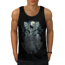 Midnight Demon Horror Tee Gargoyle Myth Men Tank Top - £10.65 GBP