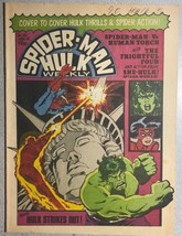 SPIDER-MAN &amp; Hulk Weekly #381 (1980) Marvel Comics Uk Spider-Woman She-Hulk FN- - £11.64 GBP