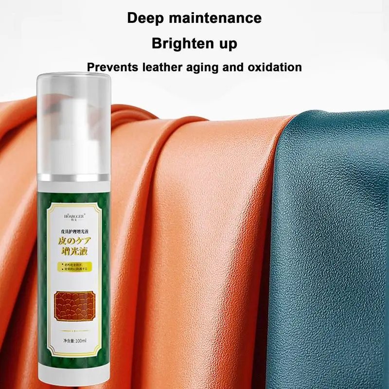 Car Leather Conditioner Household Couch Cleaner Spray With Sponge Leathe... - $18.39