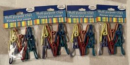 Multipurpose Multicolor Clips 275579 (6 Pack) 4 Packs/order (24 Total Cl... - $14.09 CAD