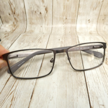 Guess Men&#39;s Gunmetal Rectangular Eyeglasses FRAMES ONLY - GU 1884 009 55-17-140 - £57.59 GBP