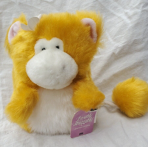 Walmart Commonwealth Power Puff Yellow Animal Pom Pom Tail NOS Monkey? Vintage - £30.49 GBP