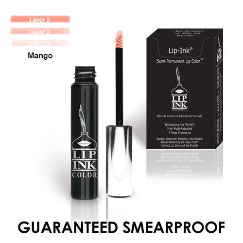 LIP INK Organic Vegan  Smearproof Trial Lip Kits - Mango