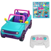 Hot Wheels Barbie RC SUV Remote-Control Pink Vehicle That Fits 2 Barbie Dolls... - £29.64 GBP