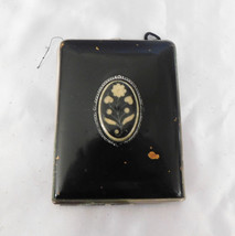 Large Black Mondaine Compact with Flower Front # 20917 - $18.76