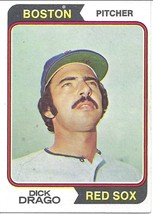 1974 Topps Dick Drago 113 Red Sox EXMT - £0.78 GBP