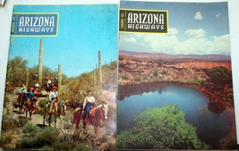ARIZONA HIGHWAYS Feb~Nov 1957 landscape wildlife trail riding Montezuma&#39;s Well - £7.48 GBP