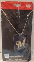 Milwaukee Brewers Dog Tag Necklace - MLB - $10.66