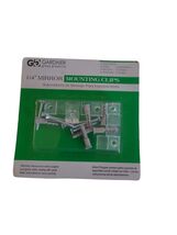 Gardner Glass 1/4" Mirror Mounting Kit -6 Anchors, Screws, Clear Plastic... - $9.29