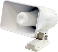 Pyle Indoor / Outdoor Pa Horn Speaker - 6&quot; Pa Speaker With 8, Pyle Phsp4 White - $37.99