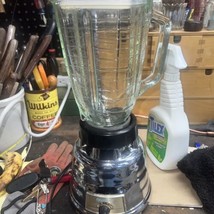 Vintage John Oster Osterizer 235-A Electric Blender Chrome Silver Beehive Works - $29.90