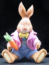 Russ Berrie Old World Heritage Mr. Easter Bunny Peter Rabbit Resin Figure - $14.99