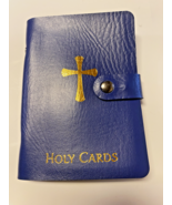 Holy Card Holder 5.25&quot;Blue Booklet, New. #AB-034 - $164.21 MXN
