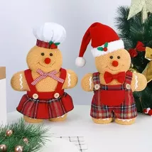 Gingerbread Christmas Decor Doll Ornaments - $47.34