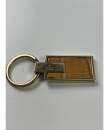 GUCCI GG Shima Leather Metal Keychain Bag Charm Tan &amp; Gold - $140.32 CAD