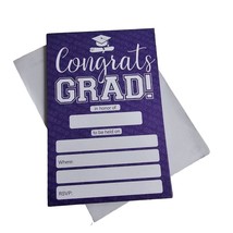 20 Graduation Party Invitations &amp; Envelopes Grad Celebration Announcement Cards - £3.14 GBP