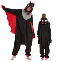 Bat Adult Onesies Animal Cartoon Kigurumi Pajamas Halloween Cosplay - £23.89 GBP