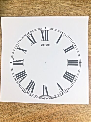5&quot; Welch Paper Replacement Clock Dial                    (Lot 153) - $6.98