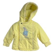 Peter Rabbit Beatrix Potter Vintage Infant Coat Quiltex Yellow Size 12mo - $34.65