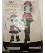 Girls Buccaneer Princess Pirate Costume Set, Size Small Age 4-6 - $17.62 CAD