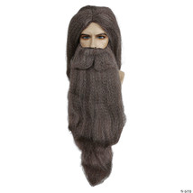 Wizard beard and wig set-gray - $61.99
