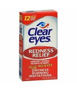 Clear Eyes Maximum Redness Relief Lubricant Eye Drops 0.5 oz 15ml ea EXP... - $147.29 MXN