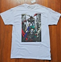 My Hero Academia Funimation White NWT Graphic Tee T-Shirt Adult Size Large - £23.34 GBP