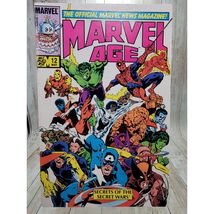 Marvel Age #12 Spider-Man Black Costume 1984 - $34.97