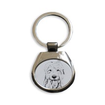Old english sheepdog - NEW collection of keyrings with images of purebred dogs,  - £9.08 GBP